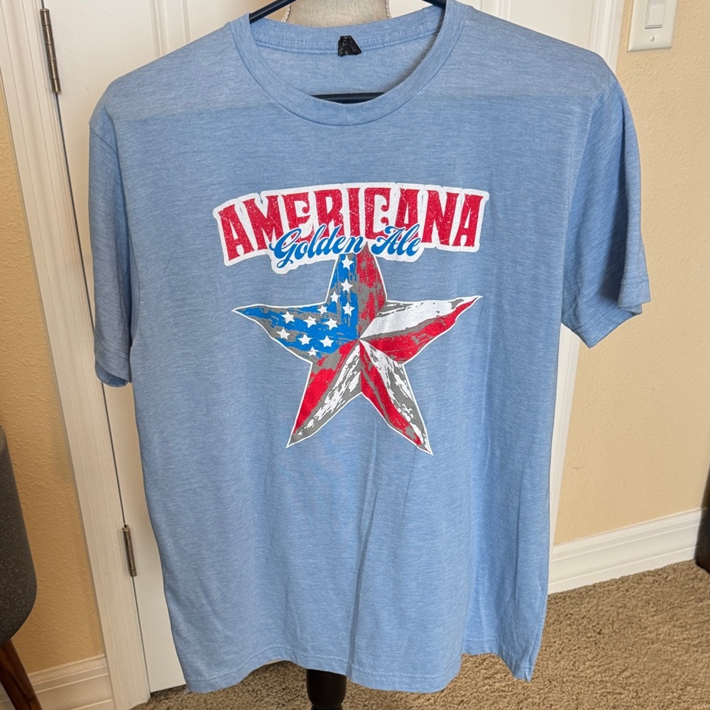 Barley Mow Brewing - Americana Golden Ale Blue T-Shirt